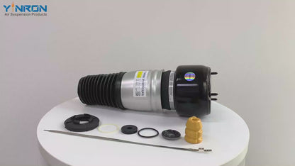 360 rotation view video of Mercedes W211 C219 front air suspension spring A2113209313, A2113209413