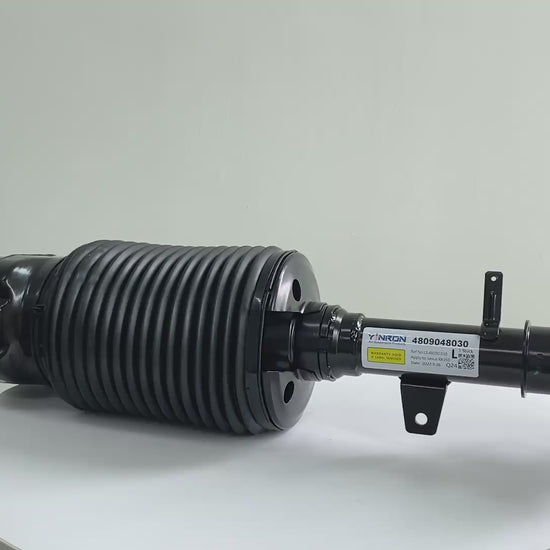 360-degree rotation video showcasing the build quality for Toyota Harrier & Lexus RX300 RX330 RX350 AWD rear left air suspension strut (4809048030)

