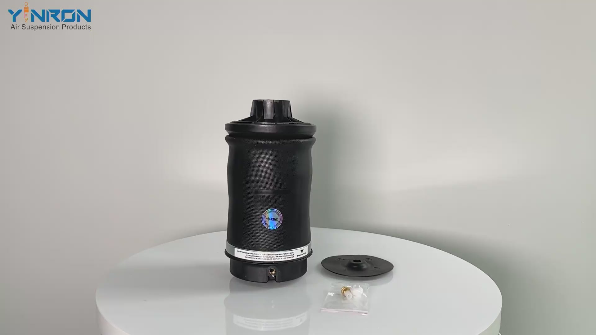 360-degree product video of Mercedes GLE W292 rear air suspension spring bag.