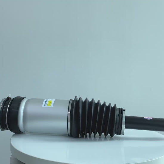 Display video for Tesla Model X (5YJX) AWD (2015-2021) rear left or rear right air suspension strut (1027461-00-G 102746100G or 1027461-00-E 102746100E)