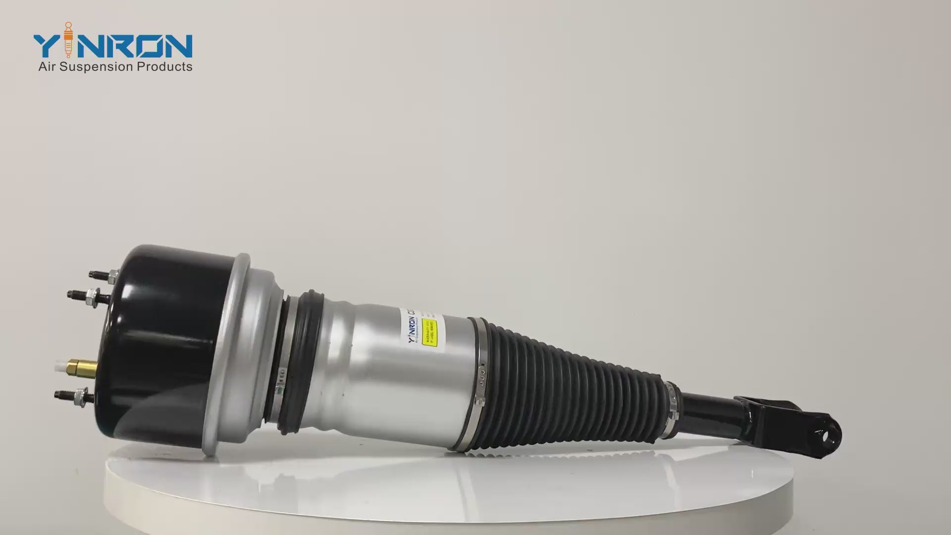 360-degree view video of Jaguar XJ X350/X358 front air suspension strut with CVD (C2C41349)
