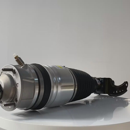  360° rotating display video of VW Touareg II 7P right front CDC air suspension strut OEM 7P6616040N