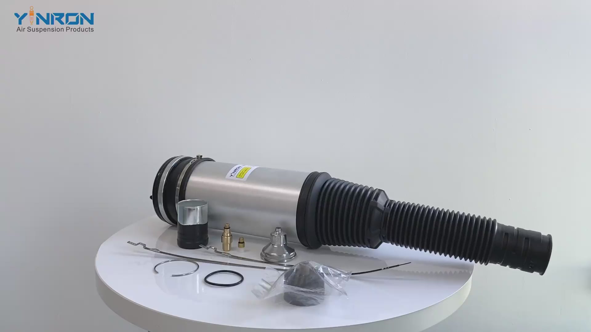 360-degree rotation view of Mercedes S-Class W220 rear air suspension spring (A2203205013)