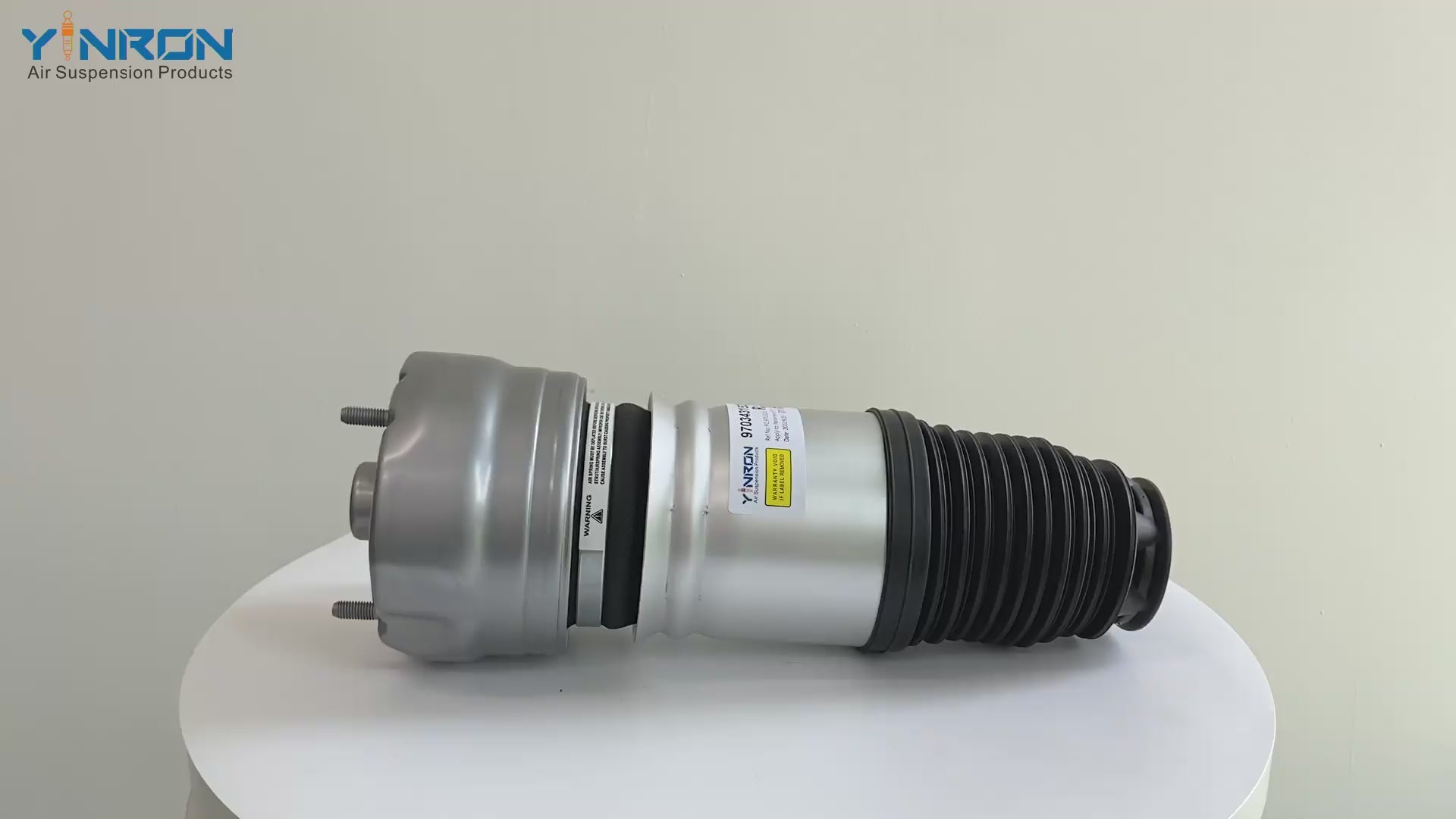 360 degree rotation video of Porsche Panamera 2014~2016 front air suspension springs (97034315233）