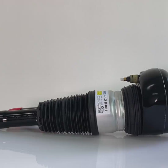 360-degree rotation video showcasing the build quality for BMW 7-Series G11 G12 front right air suspension strut (37106881062) with 4WD xDrive
