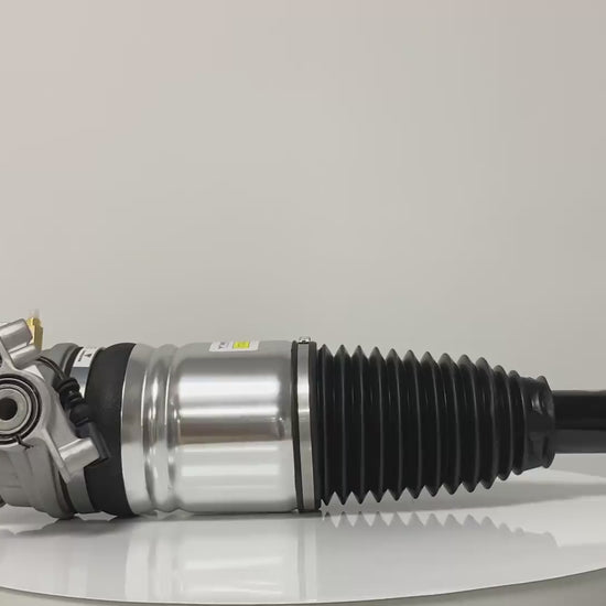 Porsche Cayenne 958 rear Right air suspension strut 360-degree view video showing PASM damping