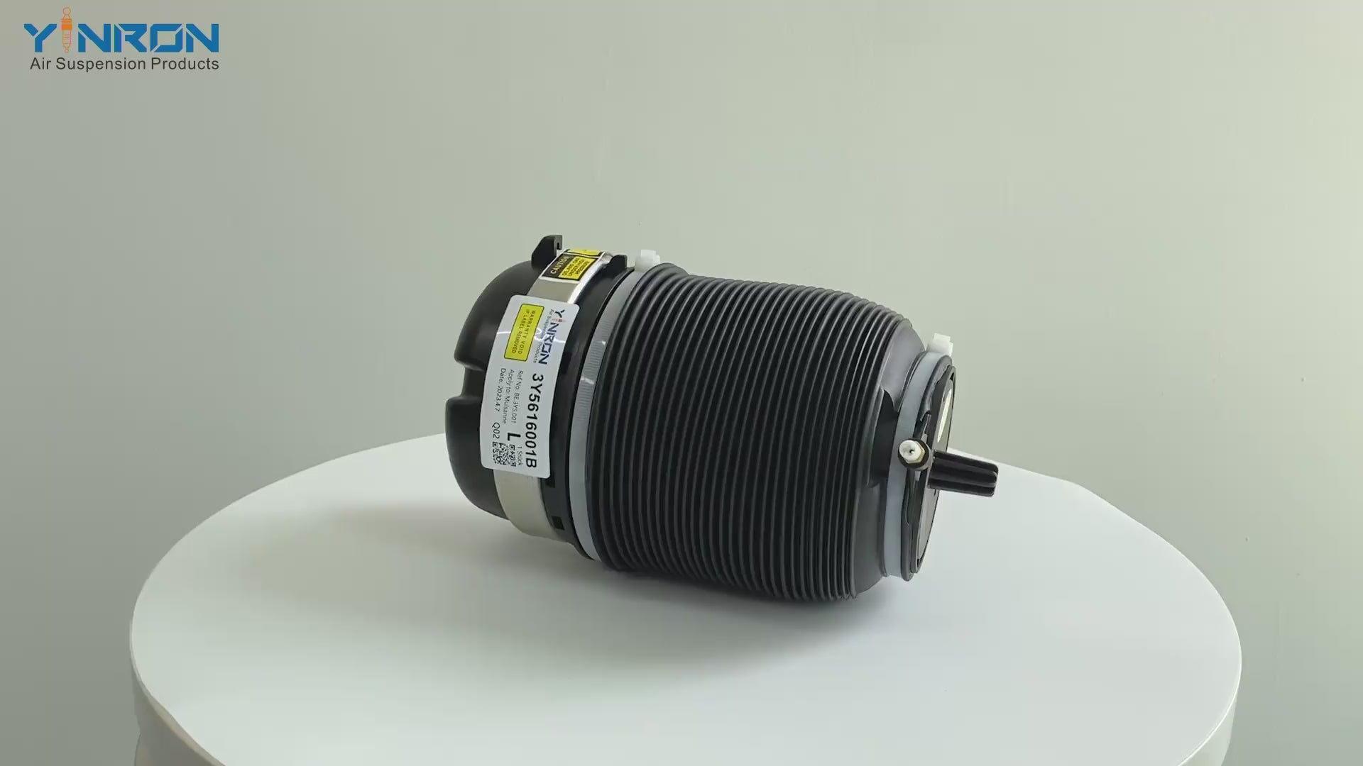 360-degree rotation video showcasing the build quality for Bentley Mulsanne rear left air suspension spring (3Y5616001B)
