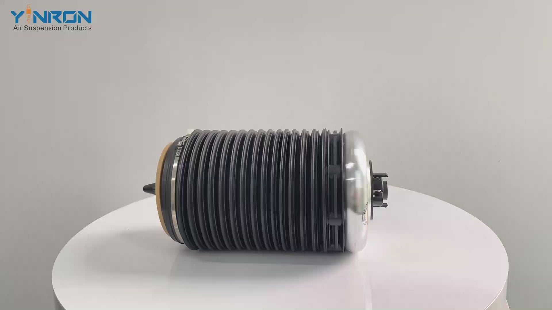 360-degree rotation video showcasing the build quality for Audi A6 C7 4G rear left air suspension spring (4G0616001R)