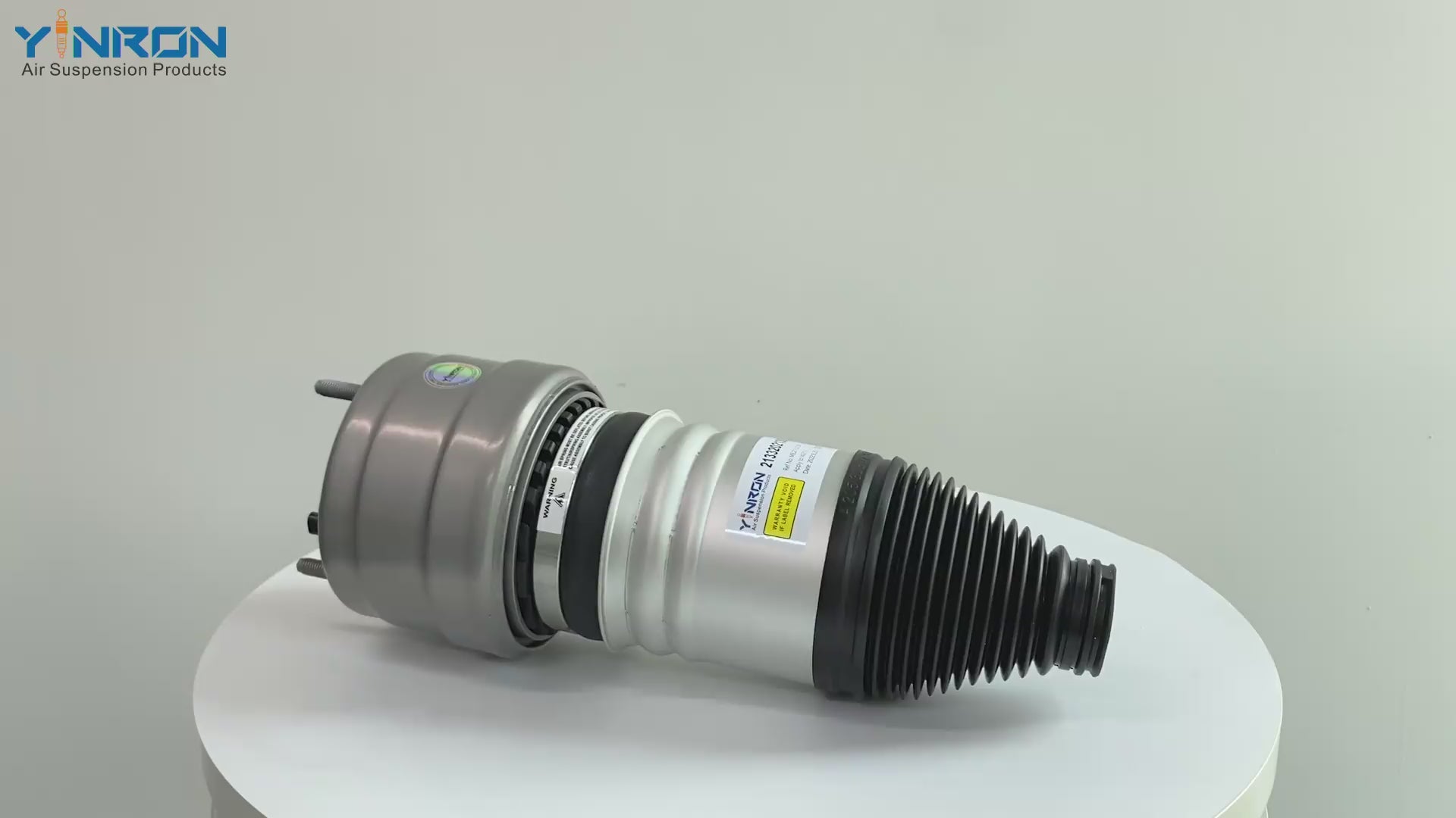 360-degree rotation view of Mercedes E-Class W213 front air suspension spring set (A2133202138 & A2133202238)