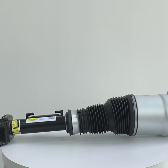 360-degree product showcase of the Mercedes-Benz GLE Coupe C292 front air suspension strut with ADS