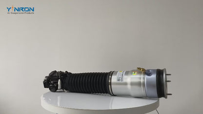 360-degree rotation video showcasing the build quality for BMW 7-Series F01 F02 rear left air suspension strut with EDC (37126796929)