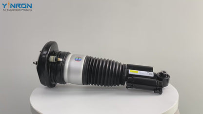 360-degree rotation video showcasing the build quality for BMW 5-Series G31 Touring rear right air suspension strut (37106882824) with VDC