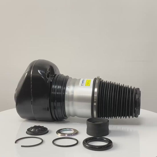 360-degree rotation video showcasing the build quality for BMW 7-Series G11 G12 front air suspension spring with RWD AWD (37106877553)