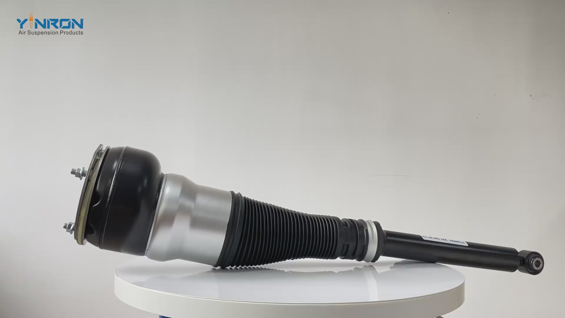 360-degree video showcase of Mercedes-Benz S-Class W222 rear air suspension strut - A2223205313