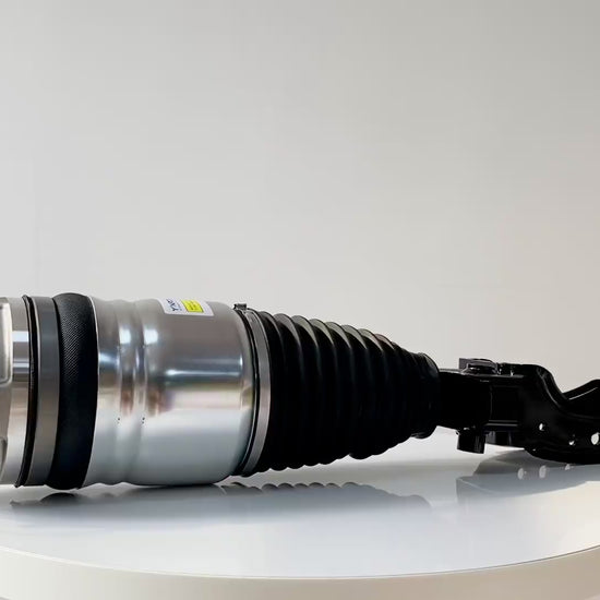 360° rotating display video of VW Touareg II 7P left front CDC air suspension strut OEM 7P6616039N
