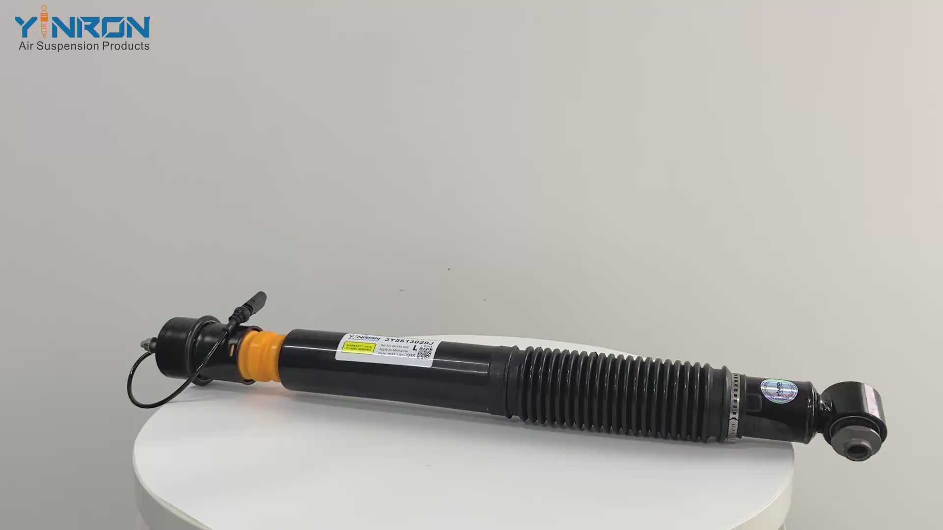 Full 360-degree rotation video for Bentley Mulsanne rear left air suspension strut (3Y5513029J)