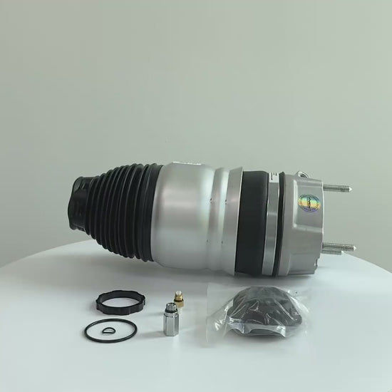 360 rotation view video of Porsche Cayenne II 958 front right air suspension spring (95834305200)