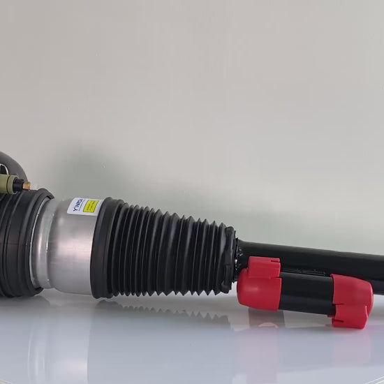 360-degree rotation video showcasing the build quality for BMW 7-Series G11 G12 front right air suspension strut (37106877554) with VDC