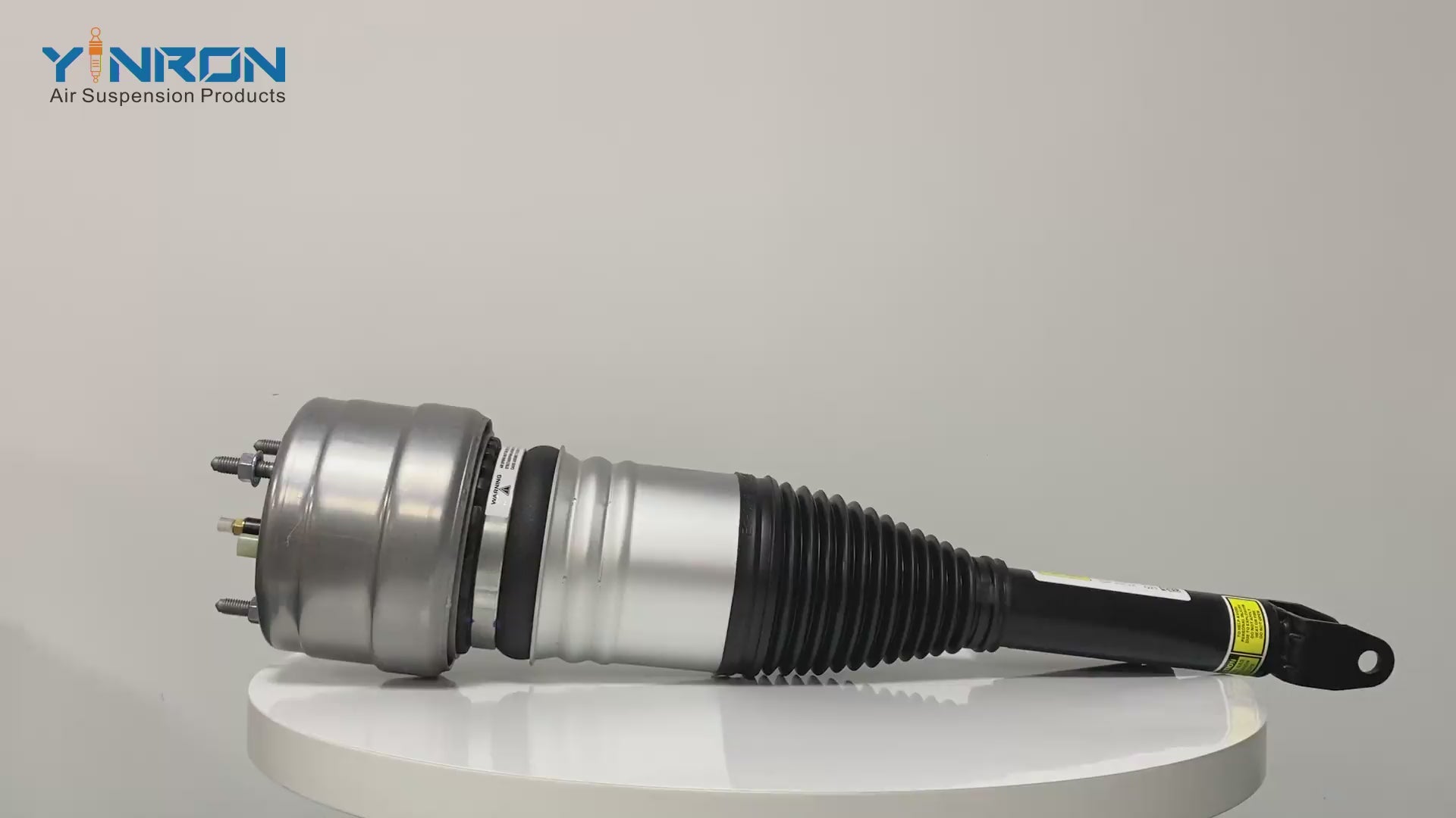 360-degree rotation view of Mercedes-Benz E-Class W213 front air suspension strut set with ADS A2133202138