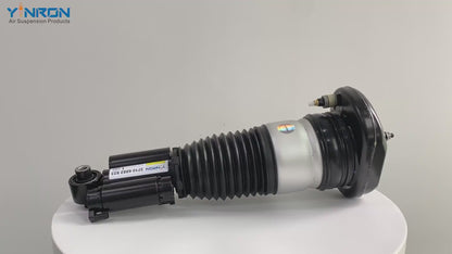 360-degree rotation video showcasing the build quality for BMW 5-Series G31 Touring rear left air suspension strut (37106882823) with VDC