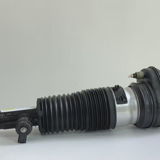 360-degree rotation video showcasing the build quality for BMW X6 G06 front left air suspension strut (37106892425)