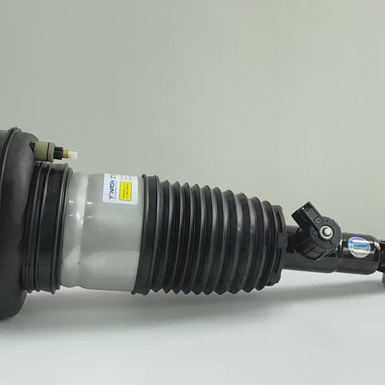 360-degree rotation video showcasing the build quality for BMW X7 G07 rear right air suspension strut (37106869040)