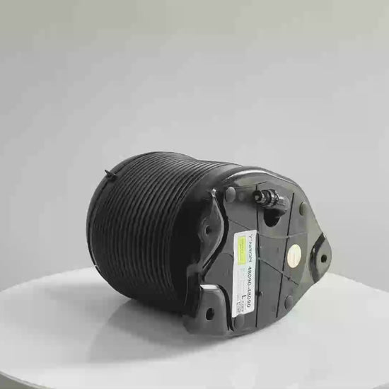 360-degree rotation video showcasing the build quality for Lexus RX270 RX350 RX450h rear left air suspension spring (4809048090)

