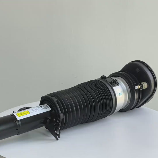 360-degree rotation video showcasing the build quality for BMW X6 G06 front right air suspension strut (37106892426)