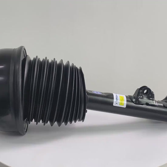 360-degree rotation view video of Mercedes-Benz CLS C218 front air suspension strut with ADS (A2183206513）