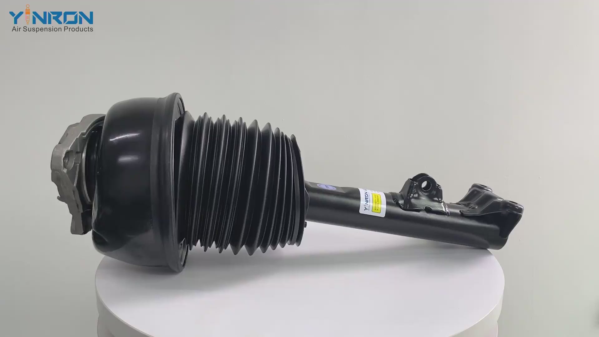 360-degree rotation view video of Mercedes-Benz CLS C218 front air suspension strut with ADS (A2183206513）