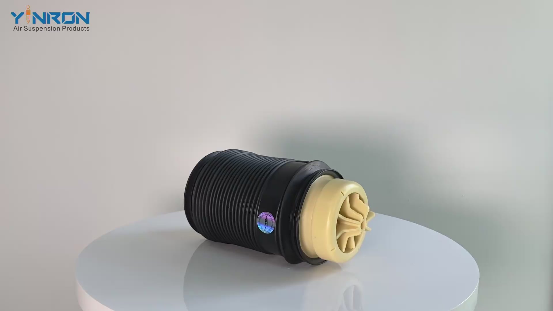 360-degree rotation view video of Mercedes E-Class W212 rear air suspension spring (A2123200825)
