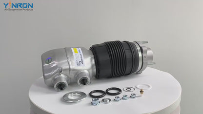 360° rotation view of Porsche Panamera 971 front air suspension spring set (971616052F)
