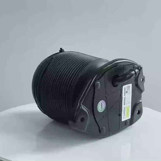 360-degree rotation video showcasing the build quality for Lexus RX270 RX350 RX450h rear right air suspension spring (4808048090)