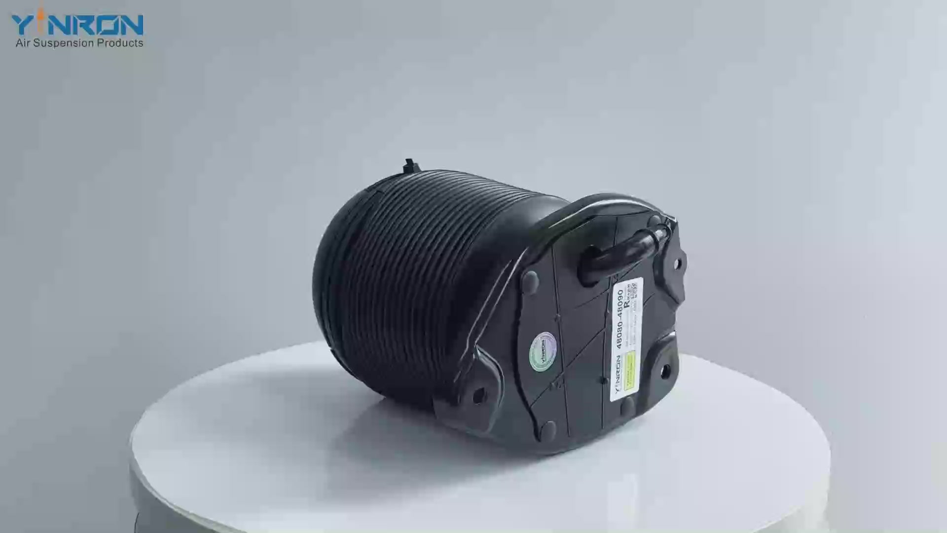 360-degree rotation video showcasing the build quality for Lexus RX270 RX350 RX450h rear right air suspension spring (4808048090)