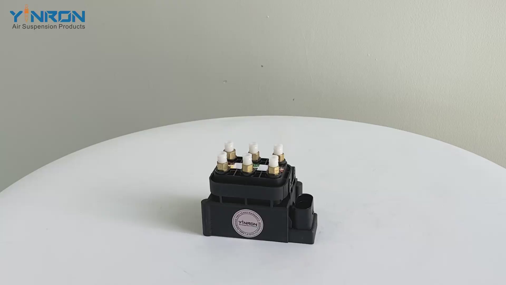 360 degree rotation display video for Mercedes-Benz S Class W222 air suspension valve block (A2123200358)