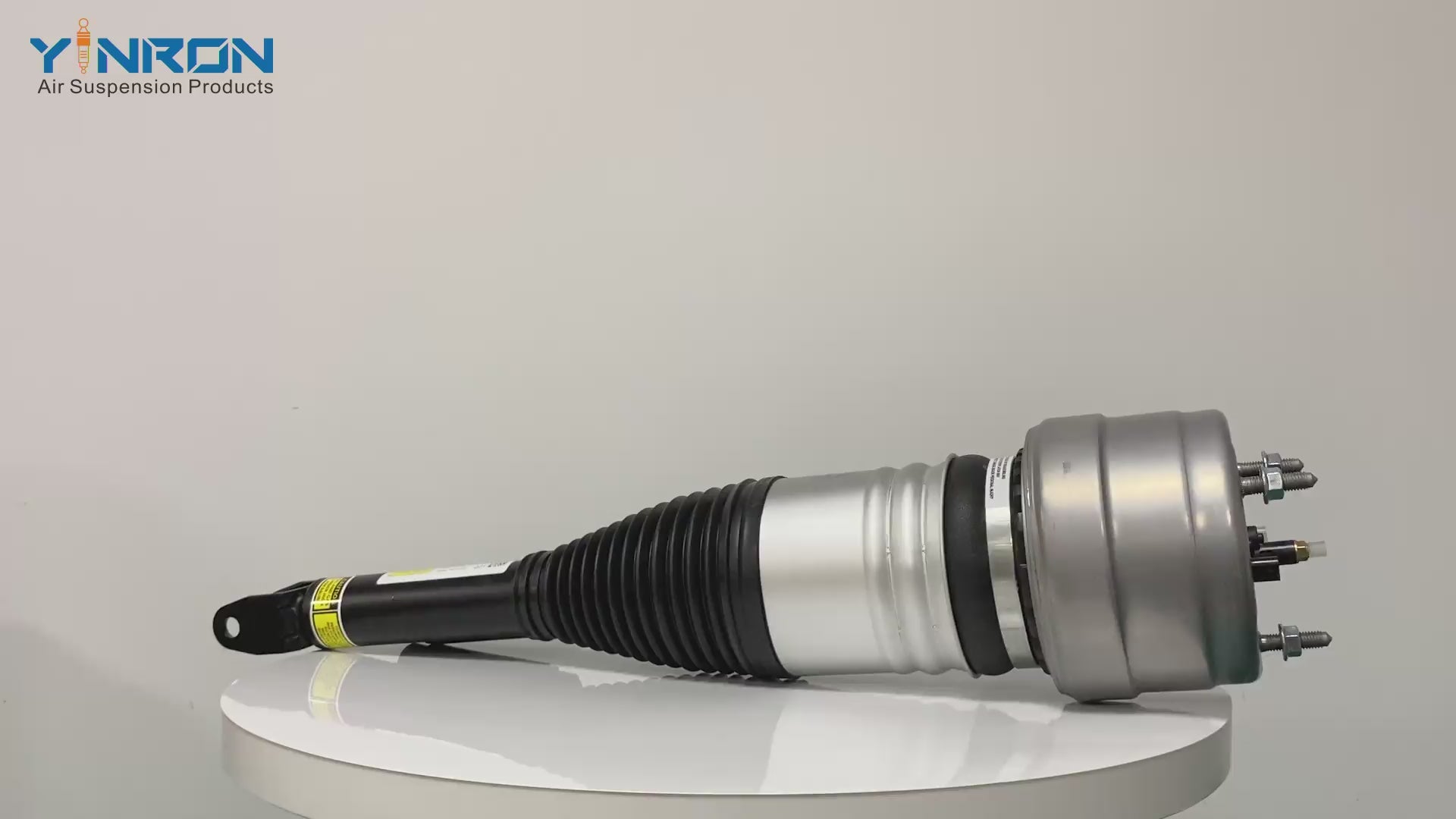 360-degree rotation view of Mercedes-Benz E-Class W213 front air suspension strut set with ADS A2133202238