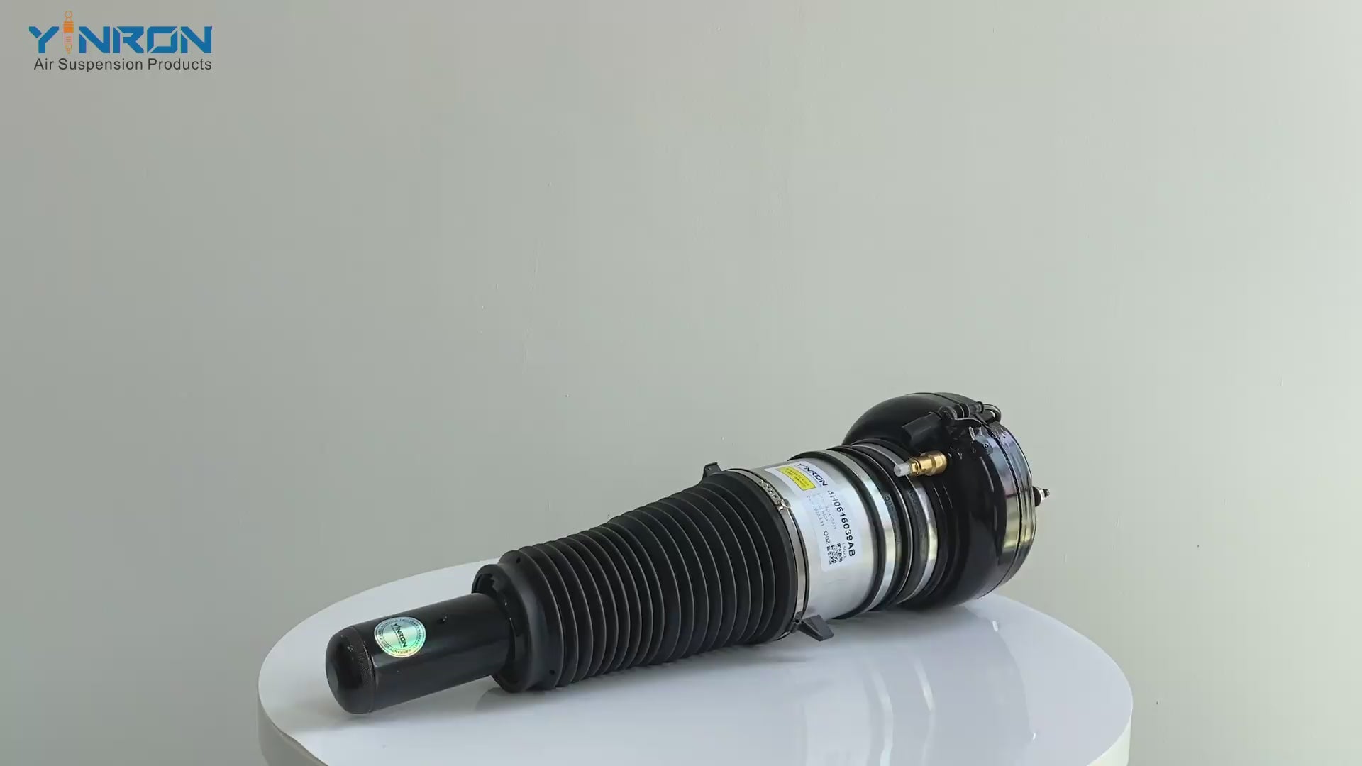 360-degree rotation video showcasing the high-performance for Audi A8 D4 4H front air suspension strut (4H0616039AB)