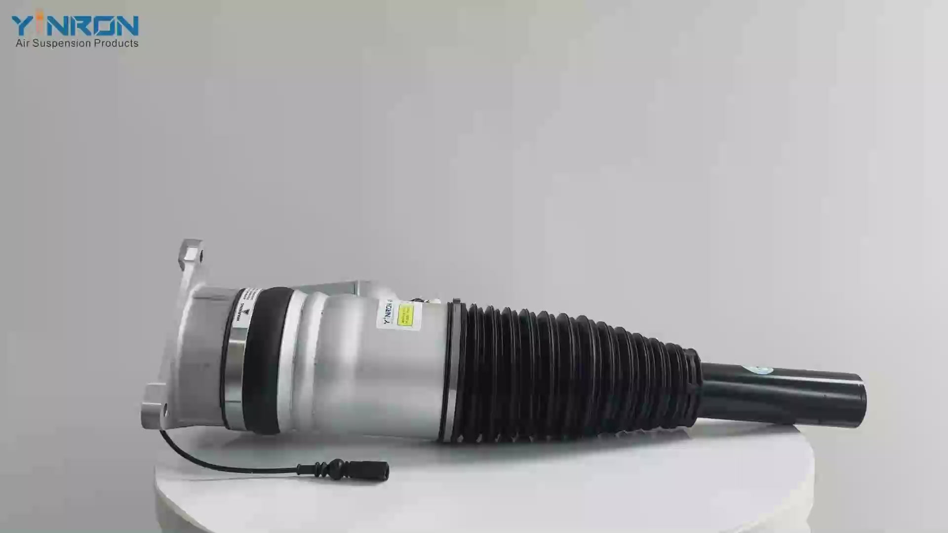 360-degree rotation video showcasing the build quality for Audi A8 D5 4N rear right air suspension strut (4N0616002L)