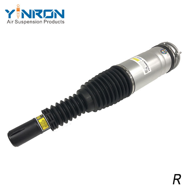 45-degree view of Range Rover Sport L494 front right air suspension strut without CVD (LR062381)