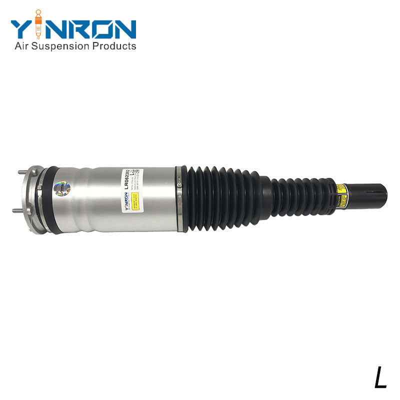 45-degree view of Range Rover Sport L494 front left air suspension strut without CVD (LR062382)