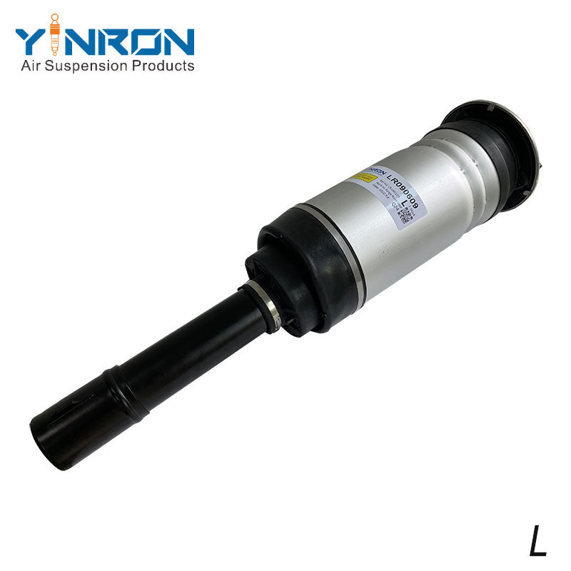 45 degree view of Range Rover Velar L560 left front CVD air suspension strut LR090609
