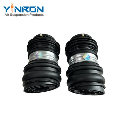 Pair view of left & right rear air suspension spring for Range Rover Velar L560 (LR090654 & LR090653)