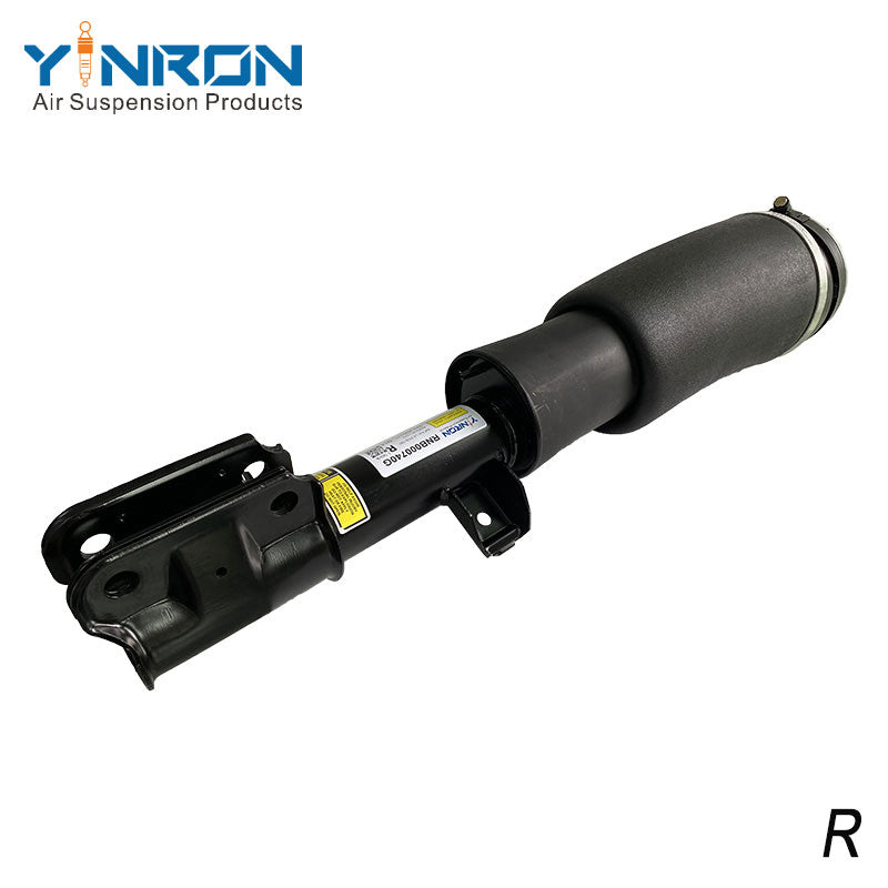 45-degree perspective view of Range Rover Vogue L322 front right air suspension strut (RNB000740G)