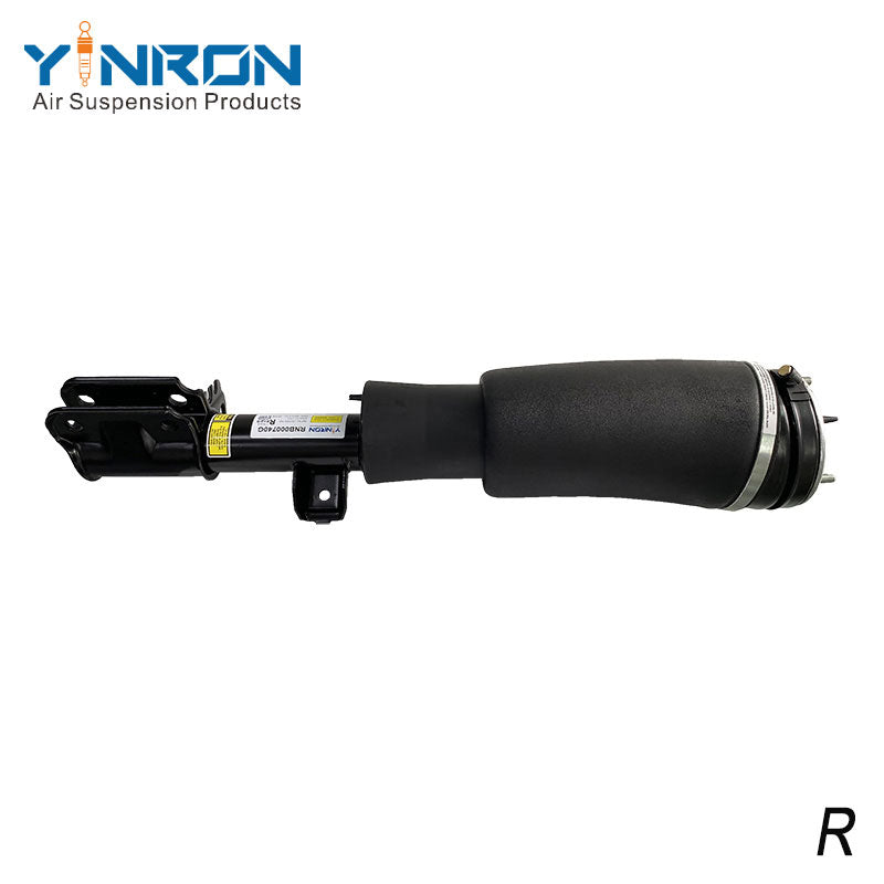 Full front view of Range Rover Vogue L322 front right air suspension strut (RNB000740G)
