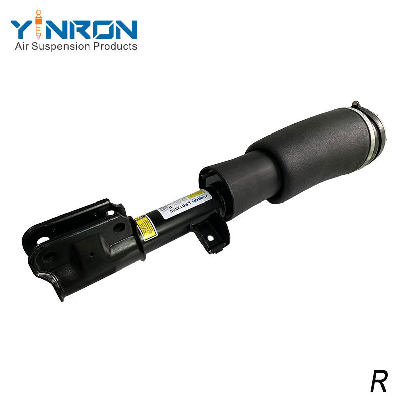 Full 45 degree view of Range Rover Vogue L322 front right electric air suspension strut (LR012859)