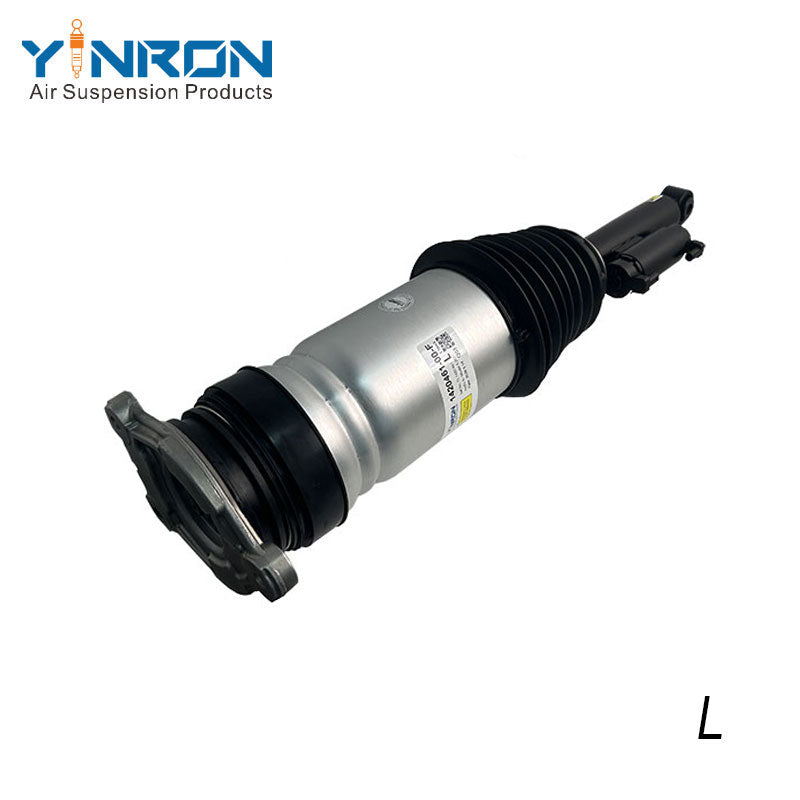 Side view for Tesla Model S (2021-2024) rear left air suspension strut with ASD (Raven Suspension) (1420461-00-F 142046100F)
