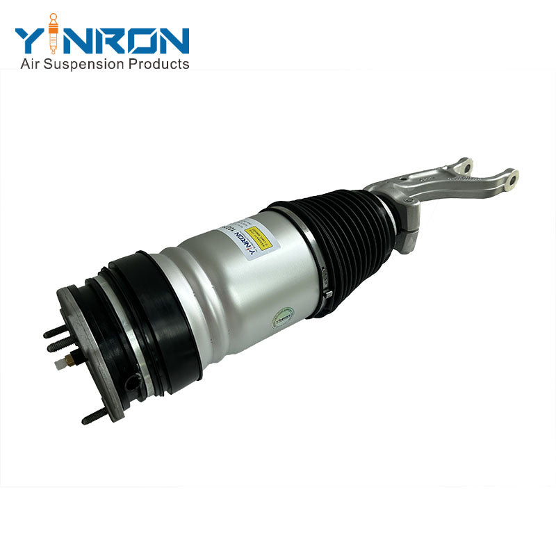 Bottom detail view for Tesla Model S (5YJS) AWD (2016-2021) front left or front right air suspension strut (1067361-25-C 106736125C or 1067361-77-C 106736177C)