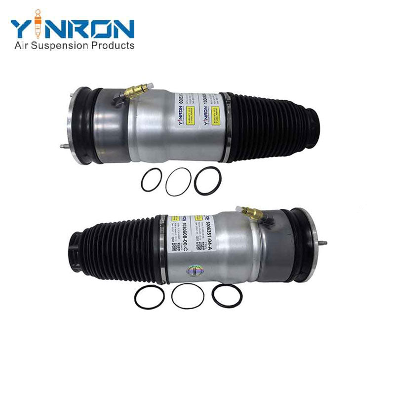 Top-down view for Tesla Model S (5YJS) DM AWD (2012-2016) front left or front right air suspension spring pair (1030608-00-C 103060800C or 1030608-01-A 103060801A)
