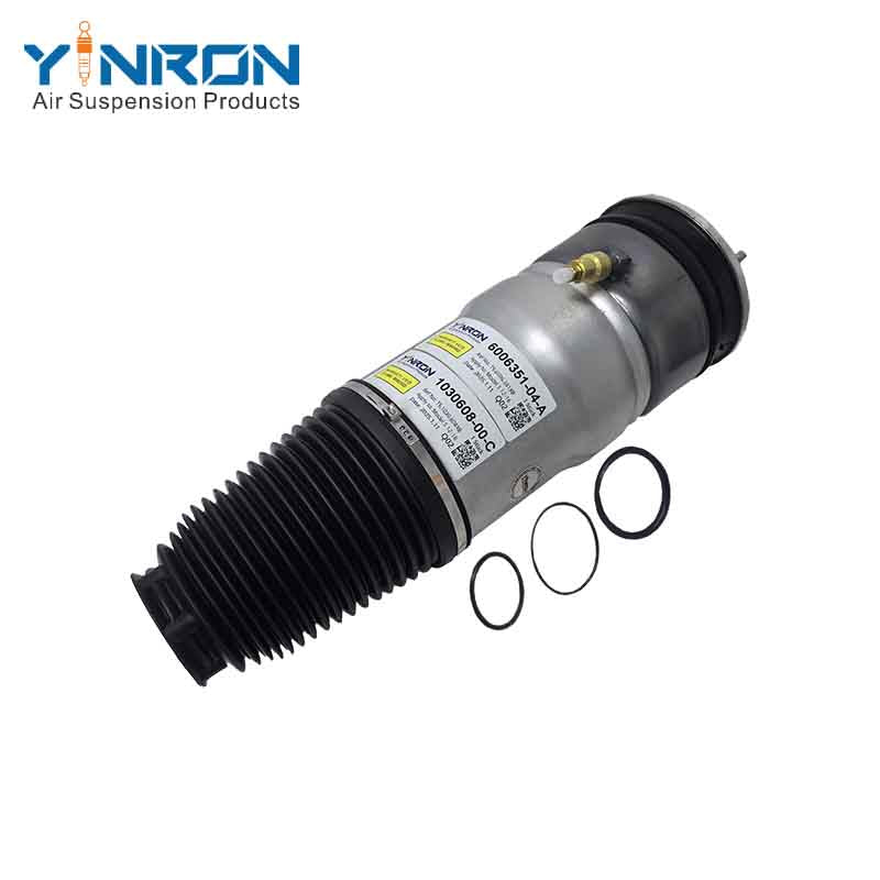 Full front view for Tesla Model S (5YJS) RWD (2012-2016) front left or front right air suspension spring (6006351-04-A 600635104A or 6006351-00-D 600635100D)