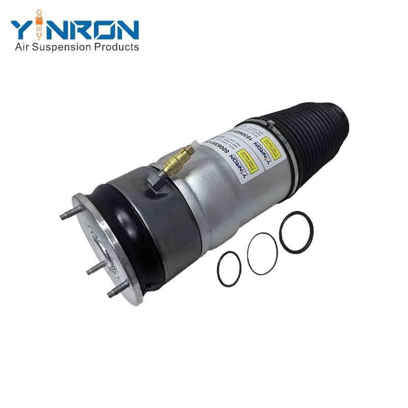 Side view for Tesla Model S (5YJS) RWD (2012-2016) front left or front right air suspension spring (6006351-04-A 600635104A or 6006351-00-D 600635100D)